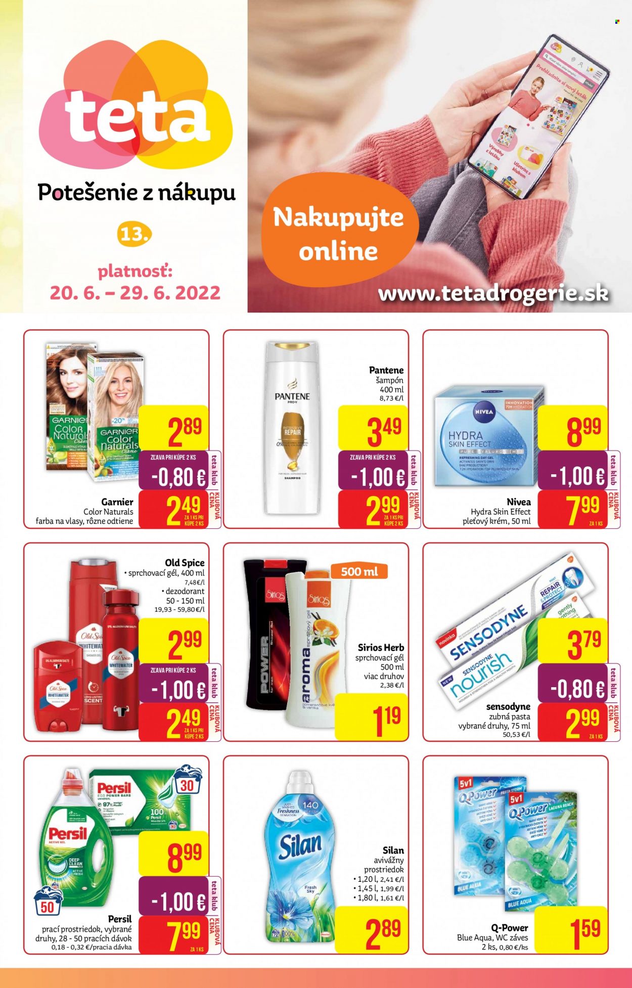 Leták Teta drogerie - 20.6.2022 - 29.6.2022. Strana 1
