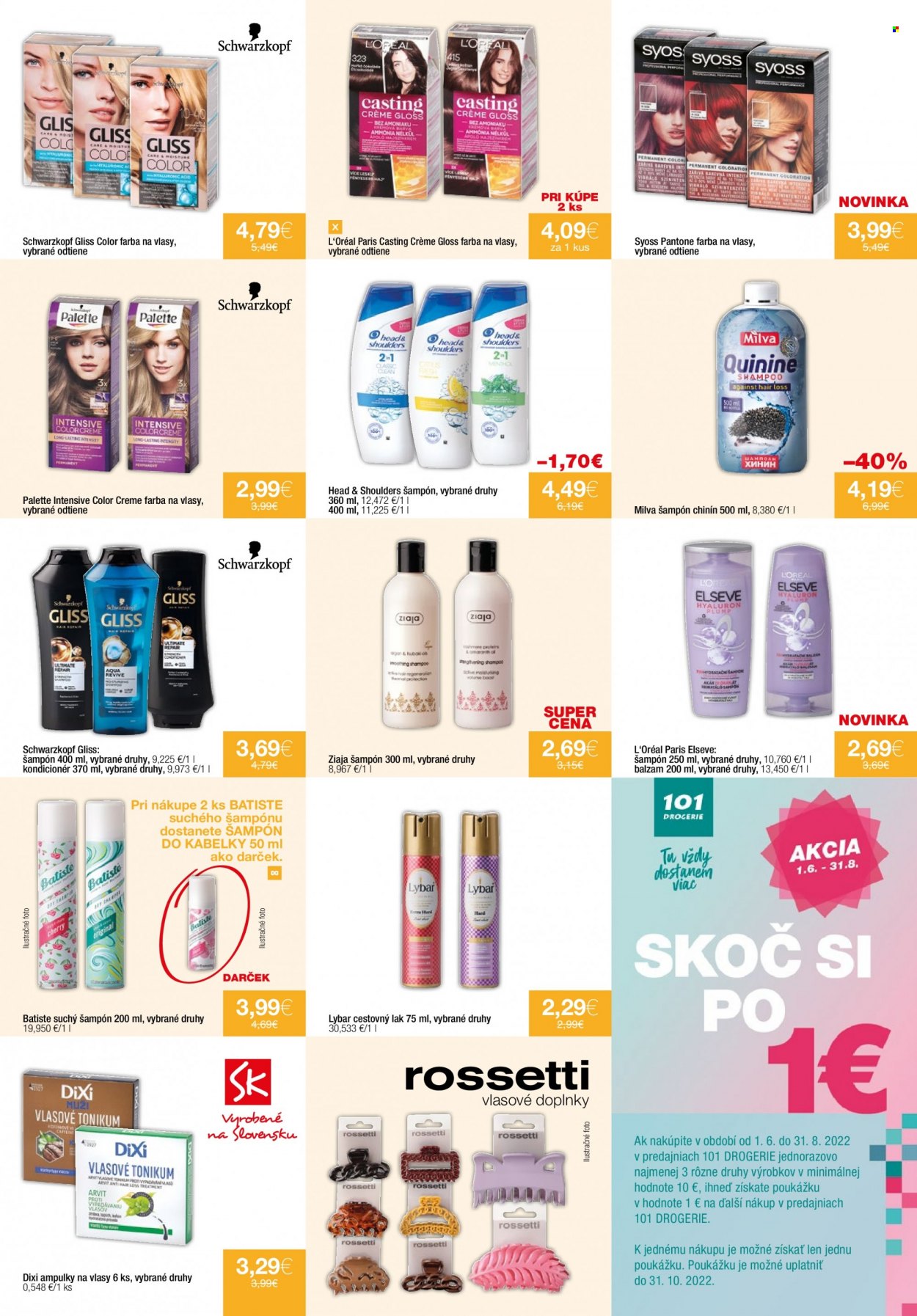 Leták 101 Drogerie - 15.6.2022 - 5.7.2022. Strana 3