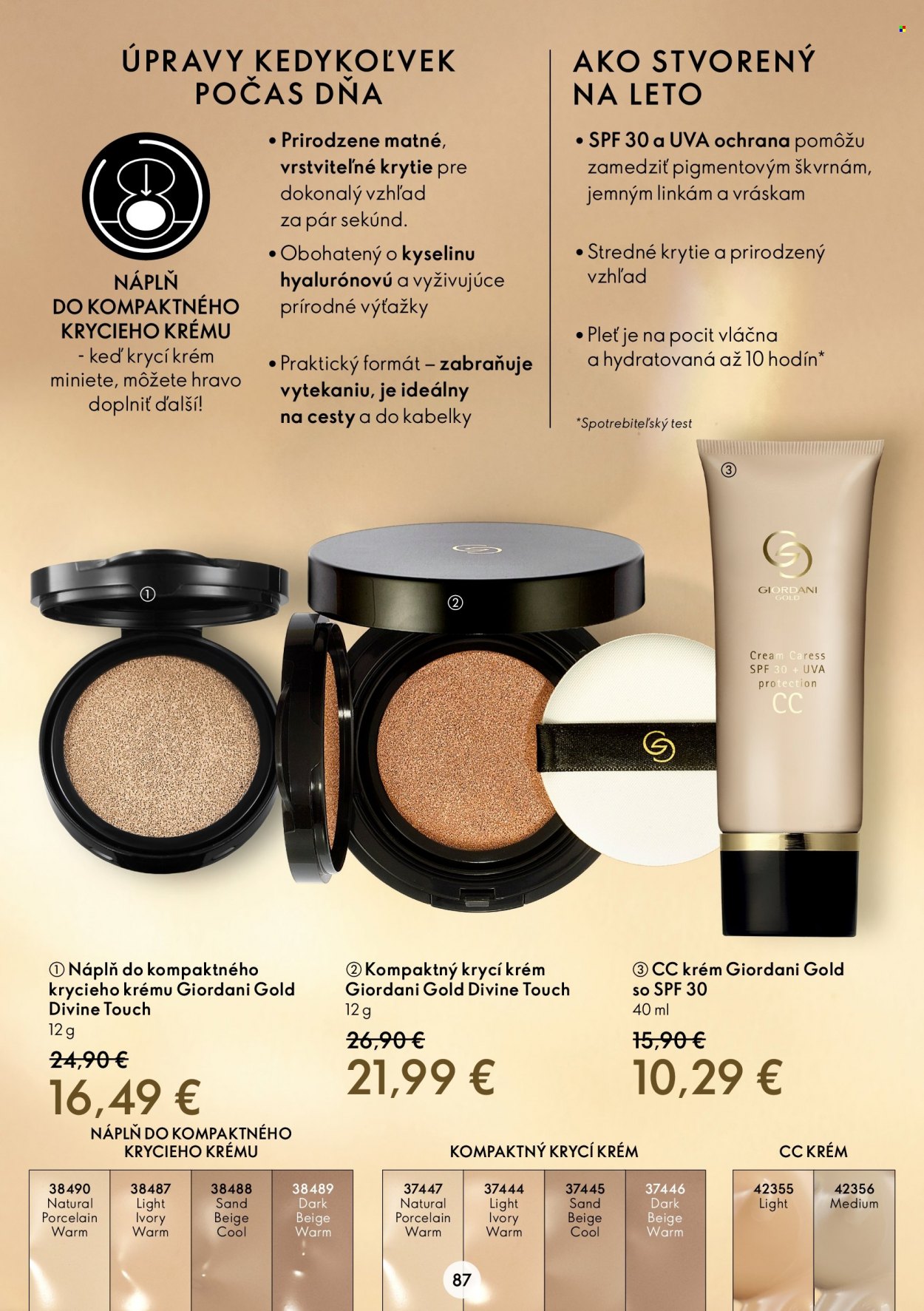 Leták Oriflame - 15.6.2022 - 5.7.2022. Strana 87