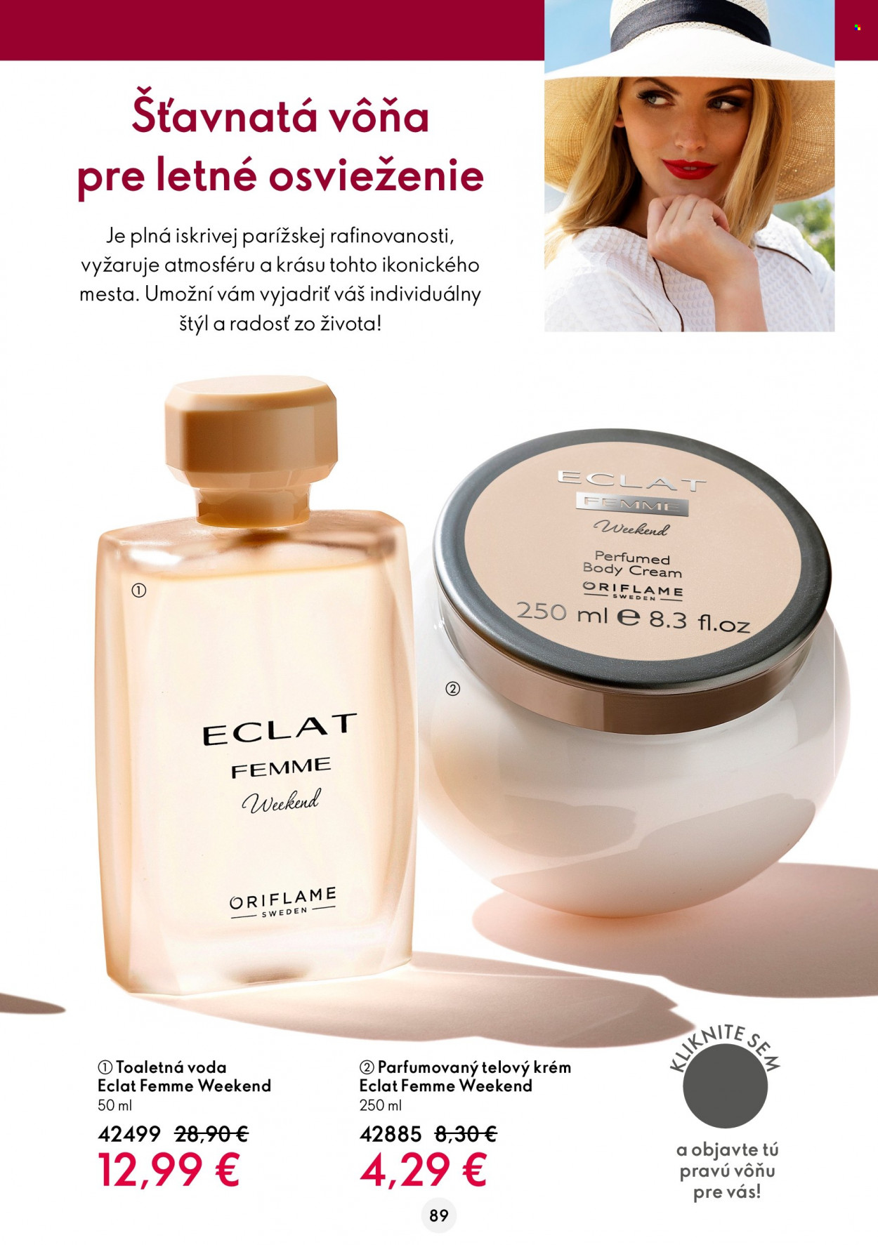 Leták Oriflame - 15.6.2022 - 5.7.2022. Strana 89