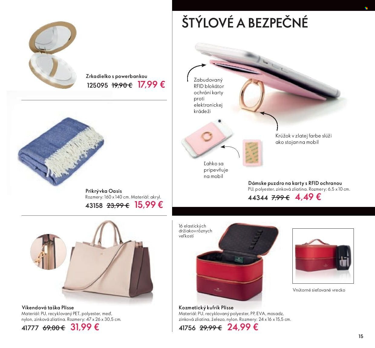 Leták Oriflame - 6.7.2022 - 26.7.2022. Strana 15