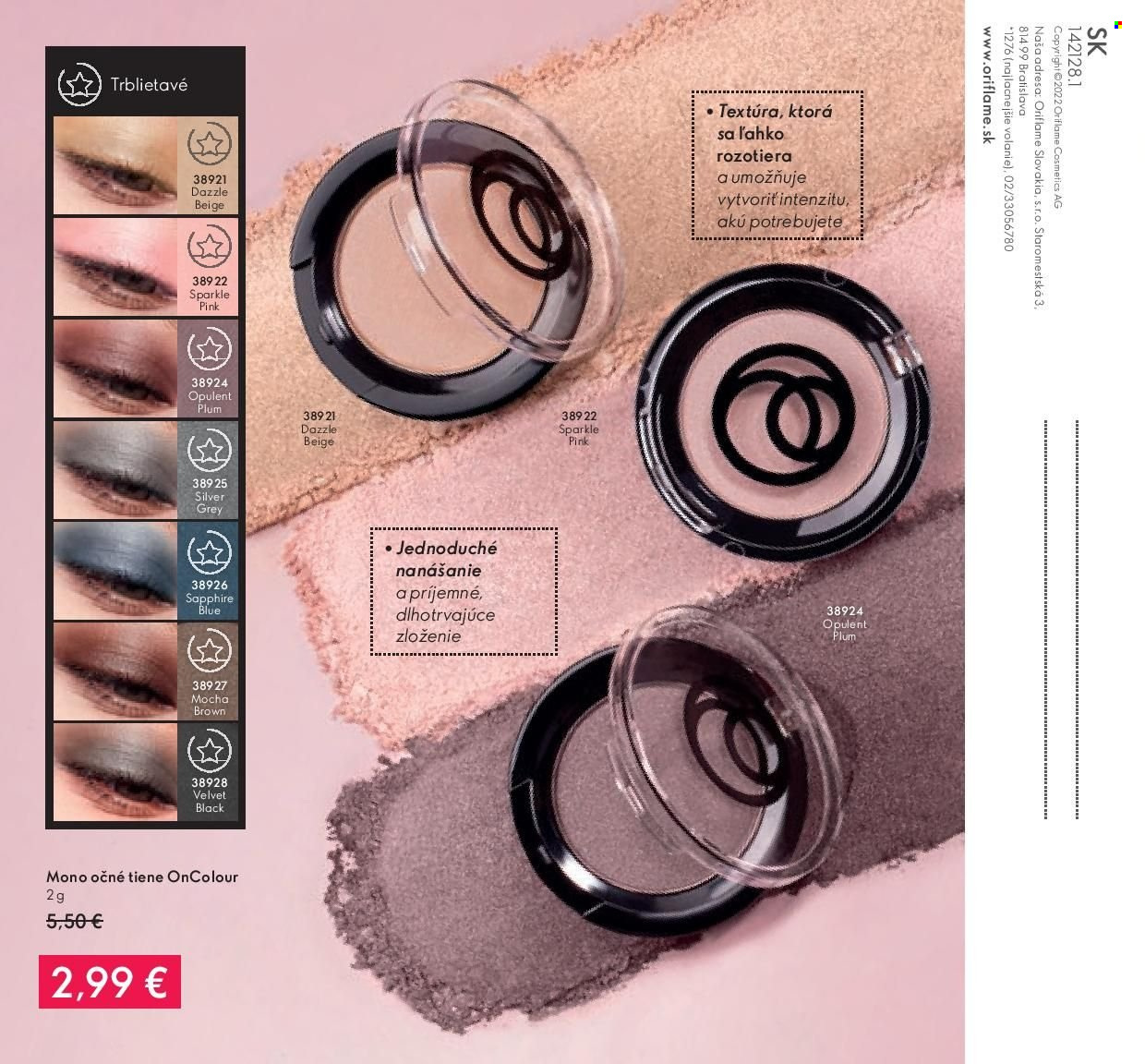 Leták Oriflame - 6.7.2022 - 26.7.2022. Strana 16