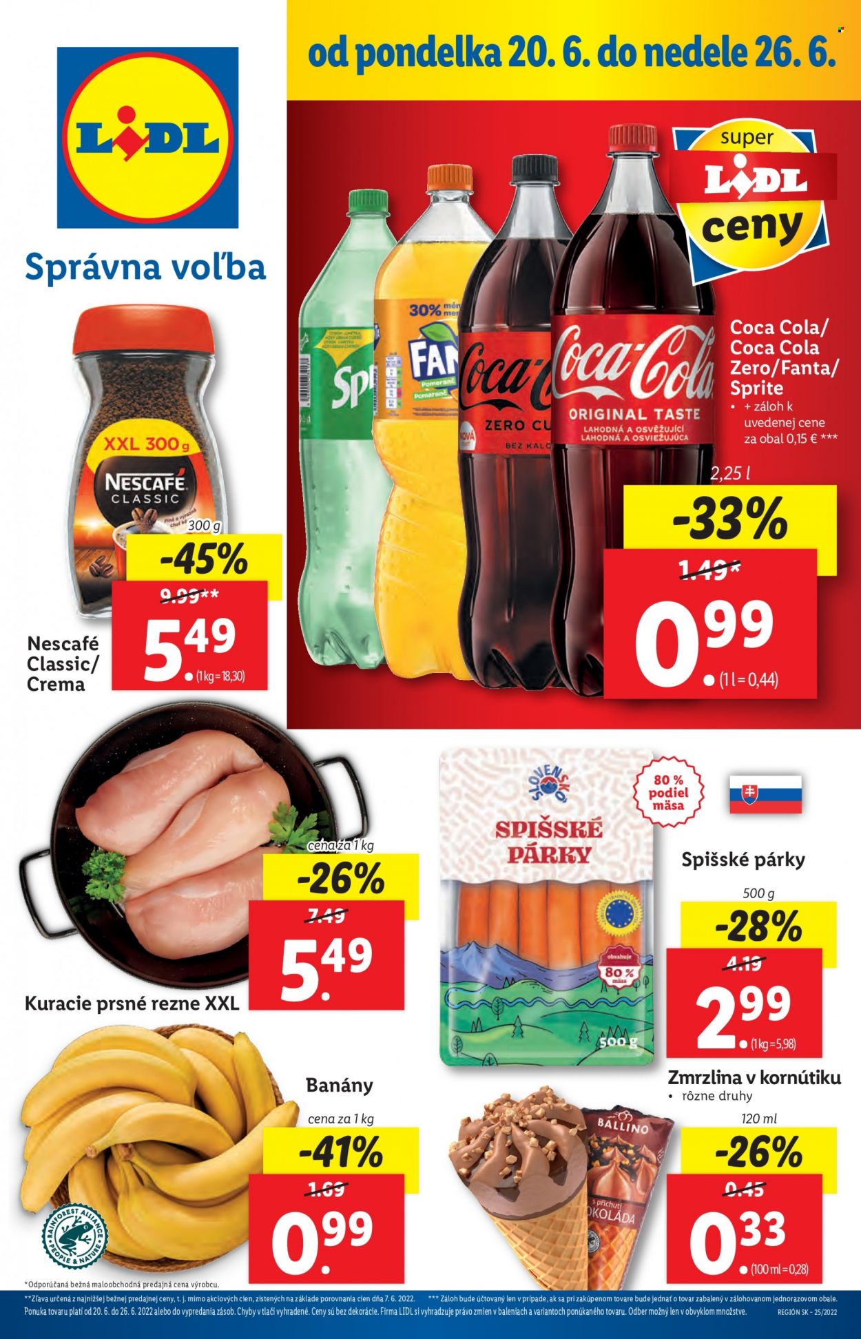 Leták Lidl - 20.6.2022 - 26.6.2022. Strana 1