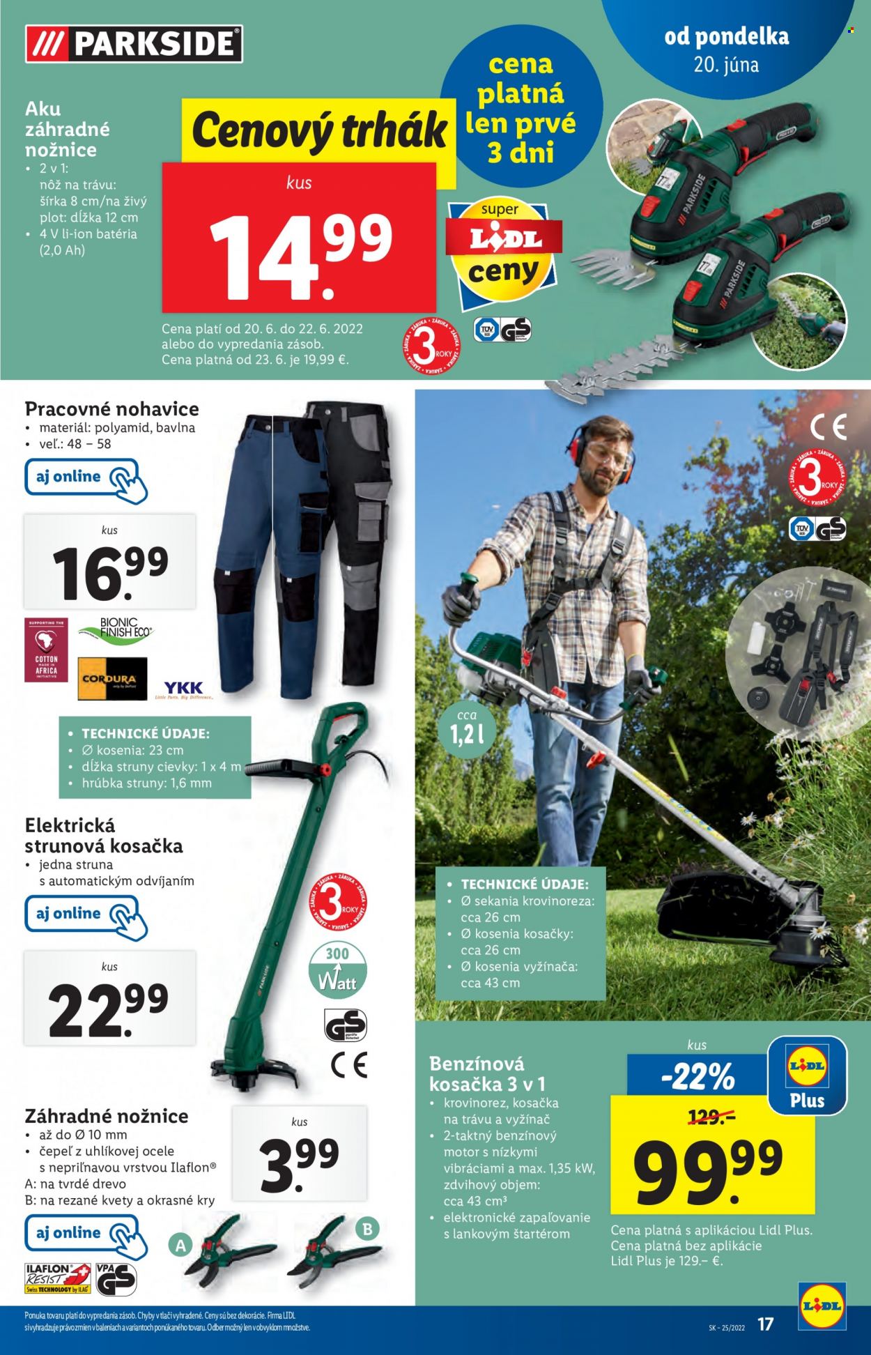 Leták Lidl - 20.6.2022 - 26.6.2022. Strana 17