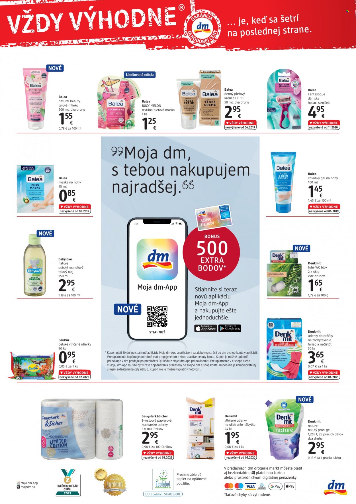 Leták dm drogerie - 1.6.2022 - 30.6.2022. Strana 4