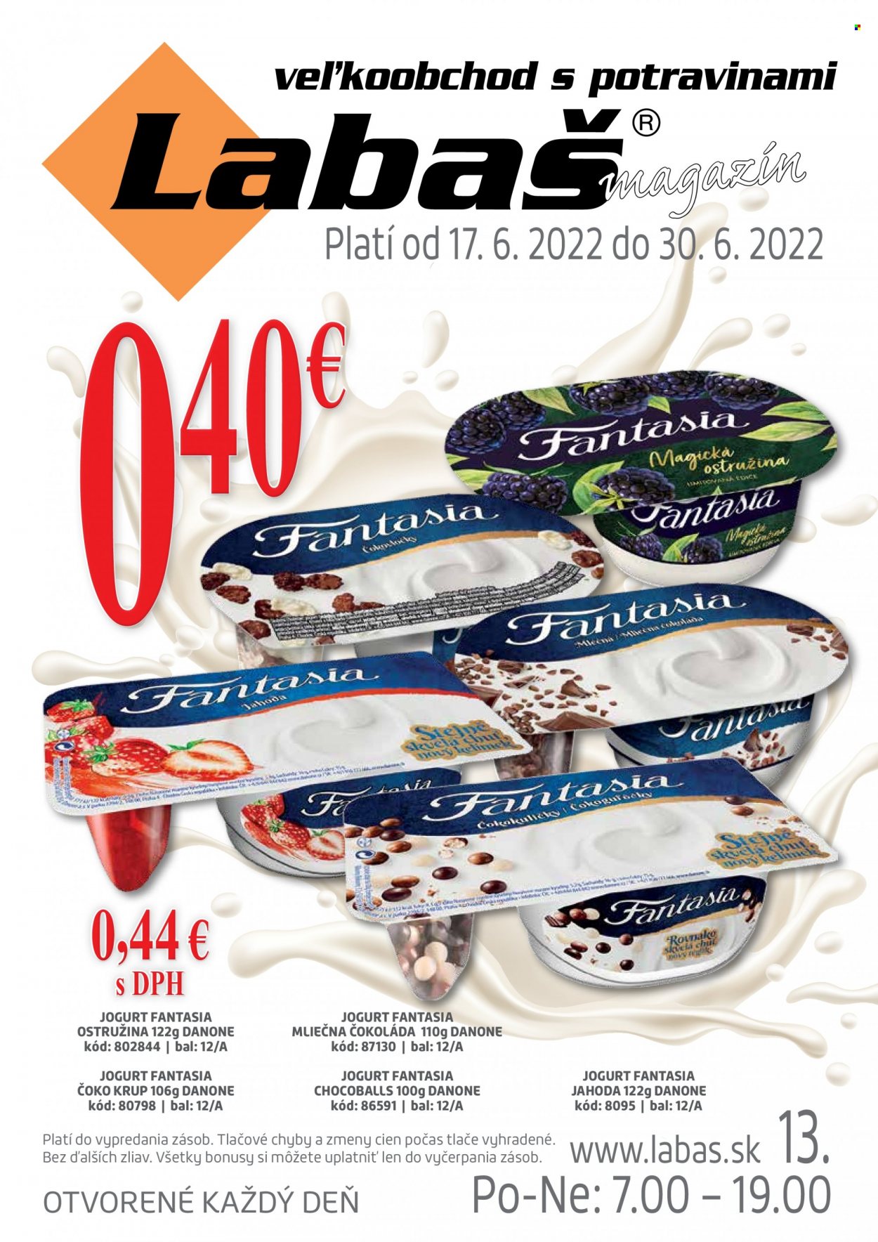 Leták Labaš - 17.6.2022 - 30.6.2022. Strana 1