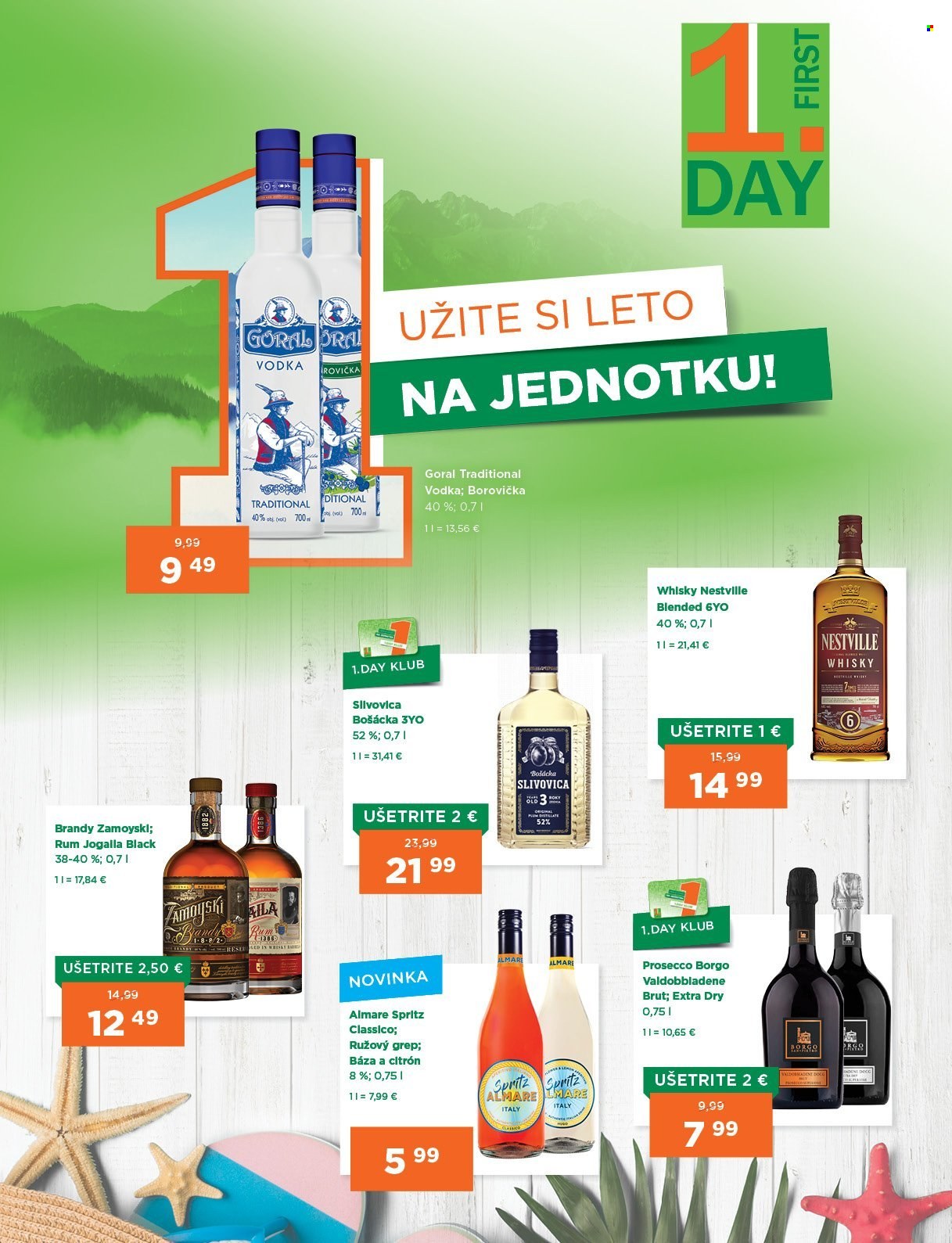 Leták 1Day - 16.6.2022 - 29.6.2022. Strana 1