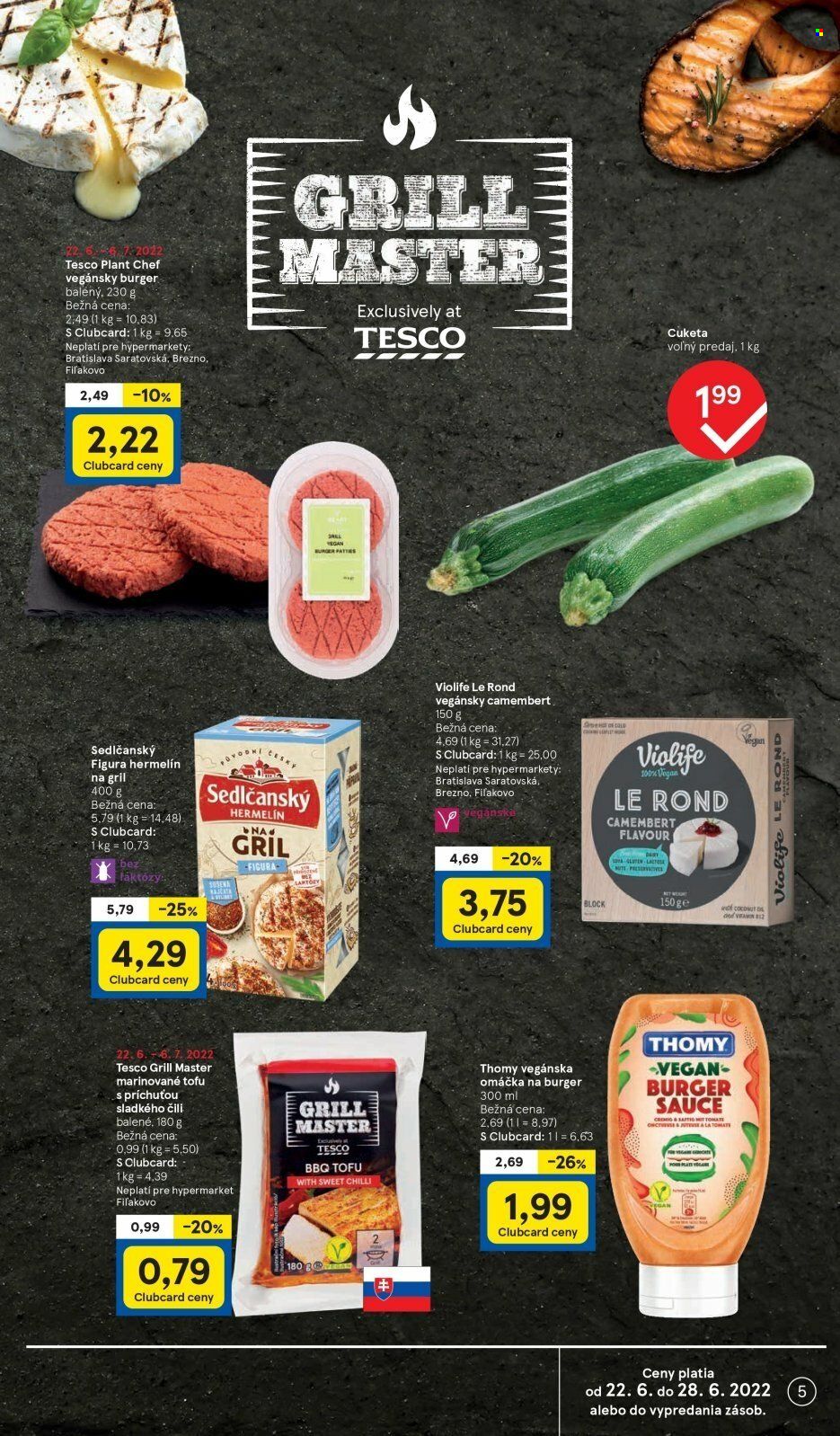 Leták TESCO - 22.6.2022 - 28.6.2022. Strana 5