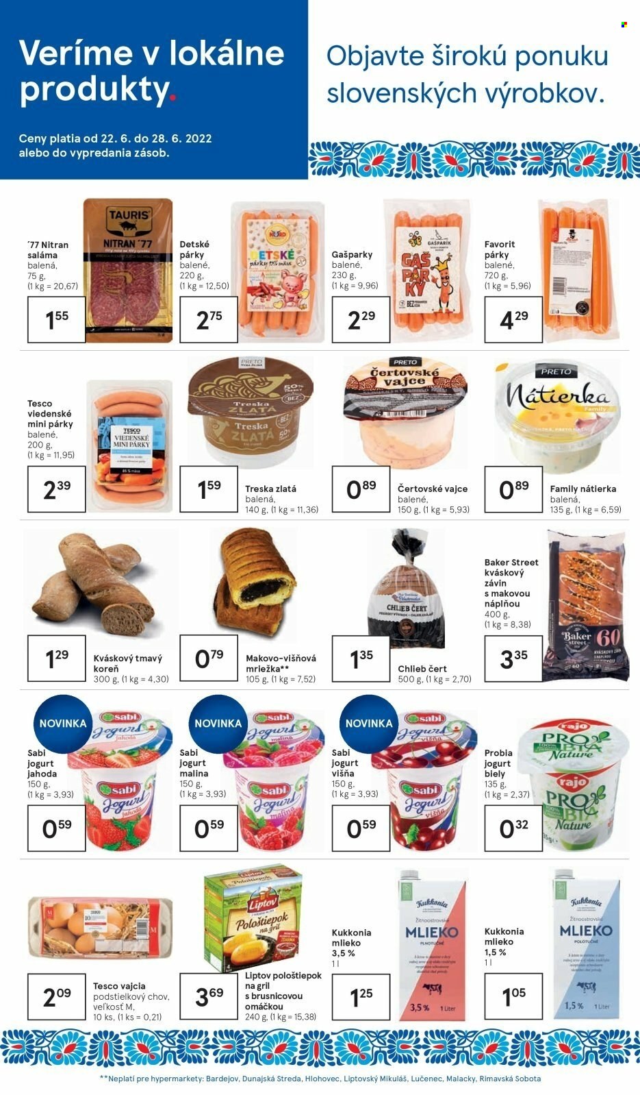 Leták TESCO - 22.6.2022 - 28.6.2022. Strana 9