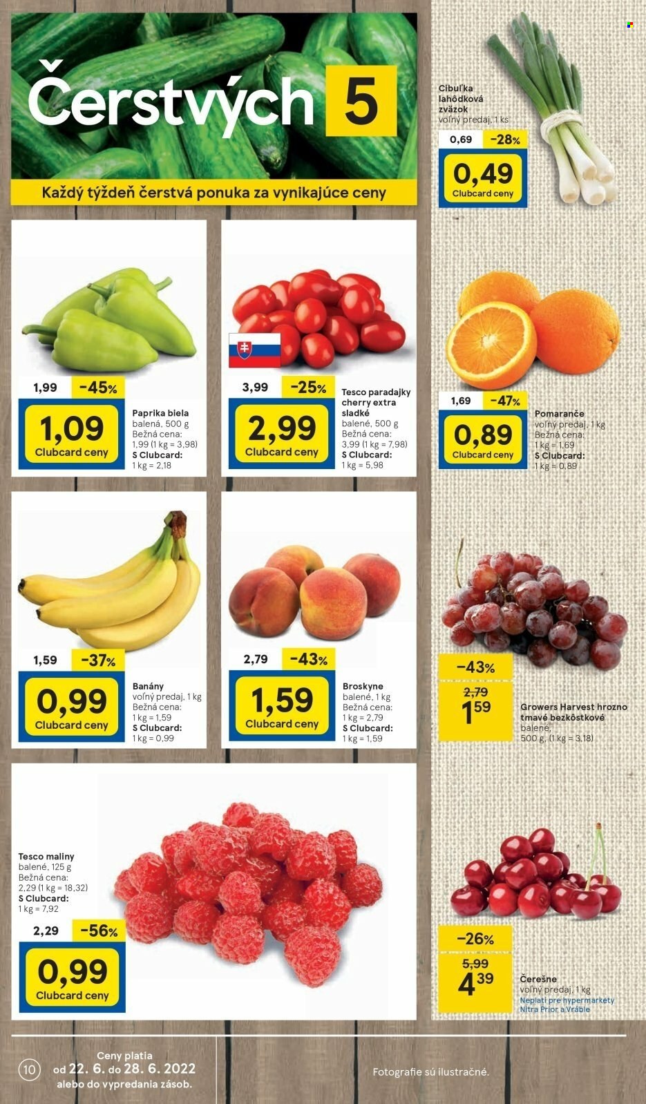 Leták TESCO - 22.6.2022 - 28.6.2022. Strana 10
