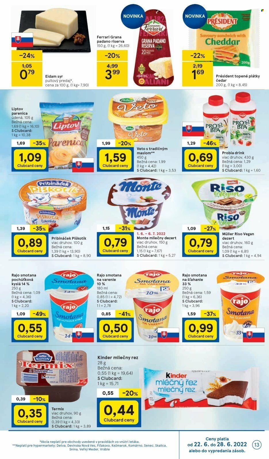 Leták TESCO - 22.6.2022 - 28.6.2022. Strana 13
