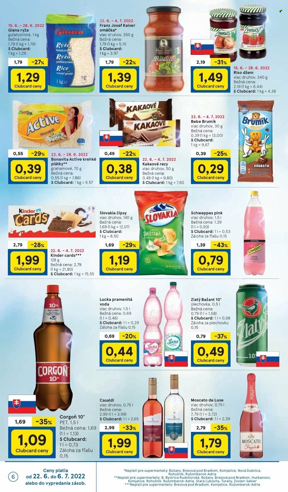 Leták TESCO supermarket - 22.6.2022 - 28.6.2022. Strana 6