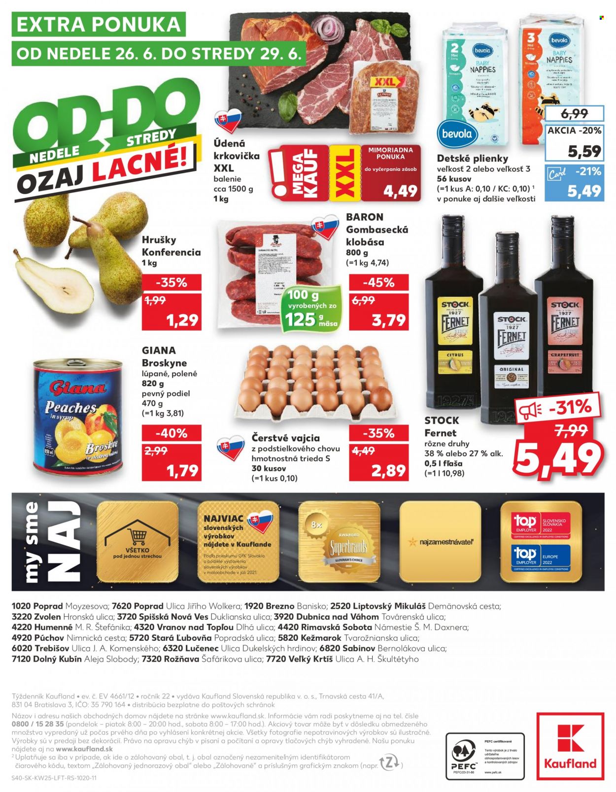 Leták Kaufland - 23.6.2022 - 29.6.2022. Strana 40