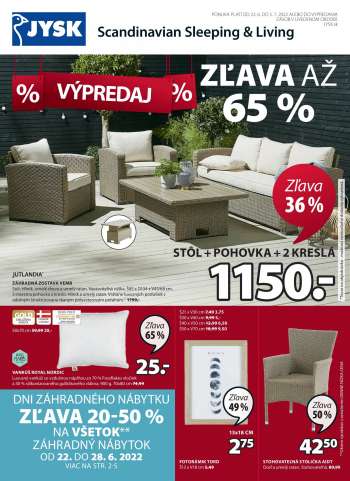 Leták JYSK - 22.6.2022 - 5.7.2022.