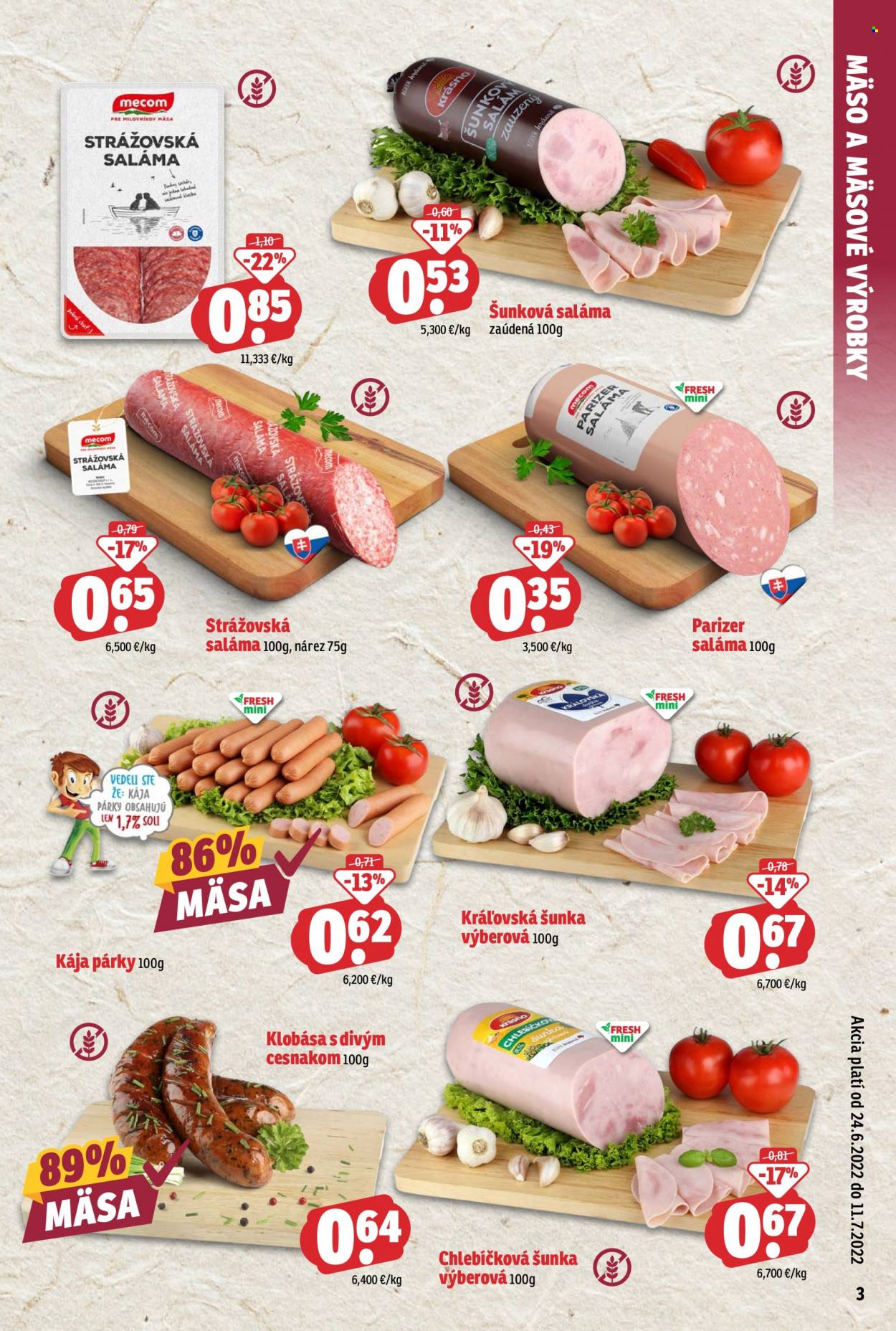 Leták FRESH - 24.6.2022 - 11.7.2022. Strana 3