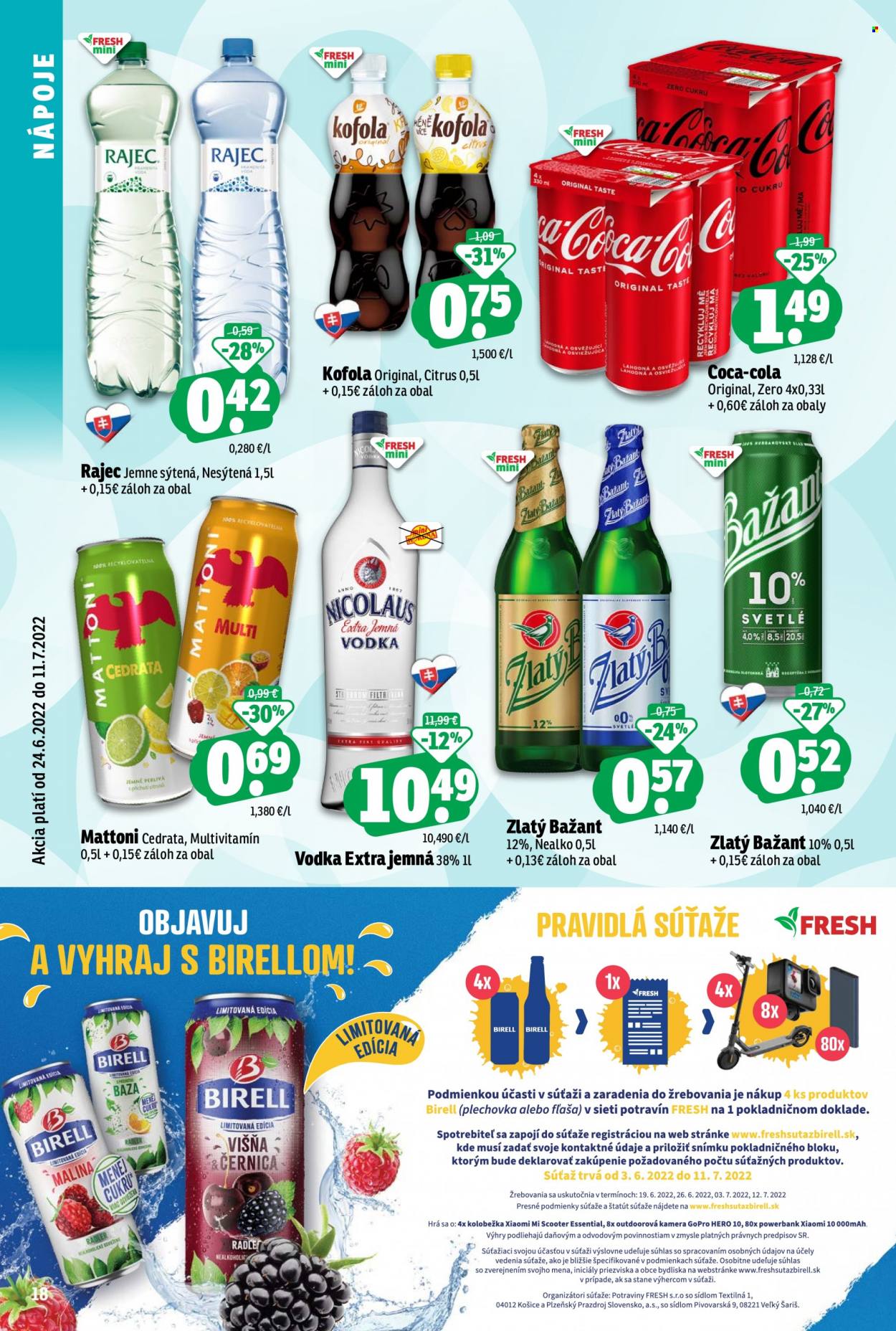 Leták FRESH - 24.6.2022 - 11.7.2022. Strana 18