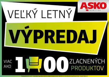 Leták Asko Nábytok - 23.6.2022 - 13.7.2022.