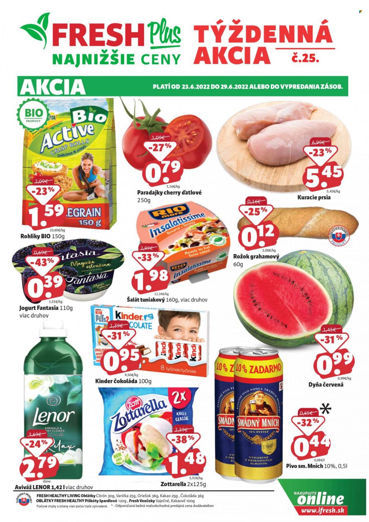 Leták FRESH - 23.6.2022 - 29.6.2022. Strana 1