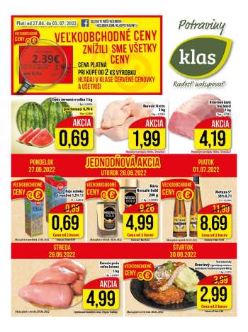 Leták Klas - 27.6.2022 - 3.7.2022.