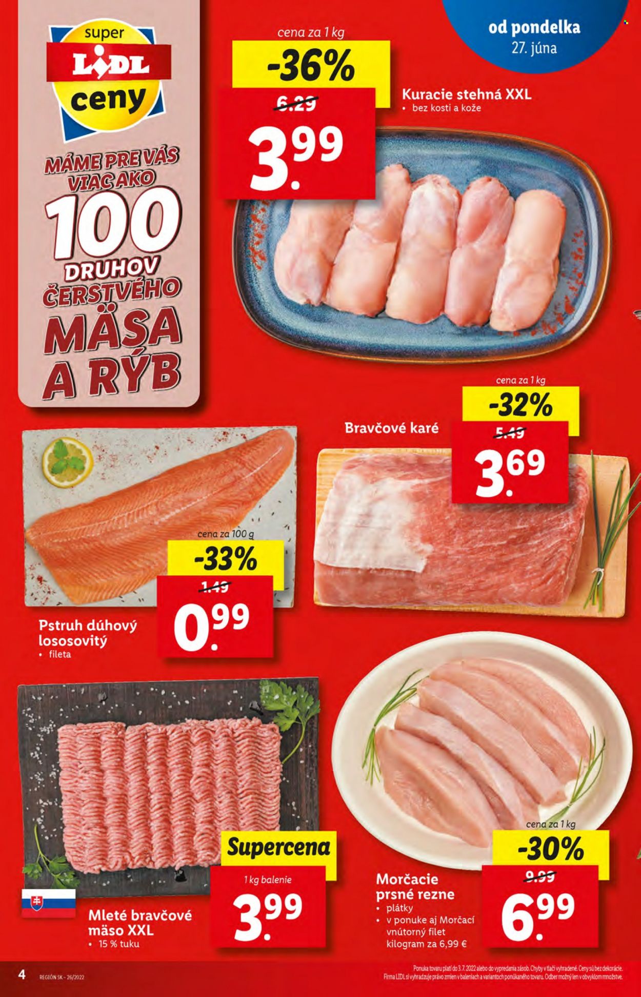 Leták Lidl - 30.6.2022 - 3.7.2022. Strana 4