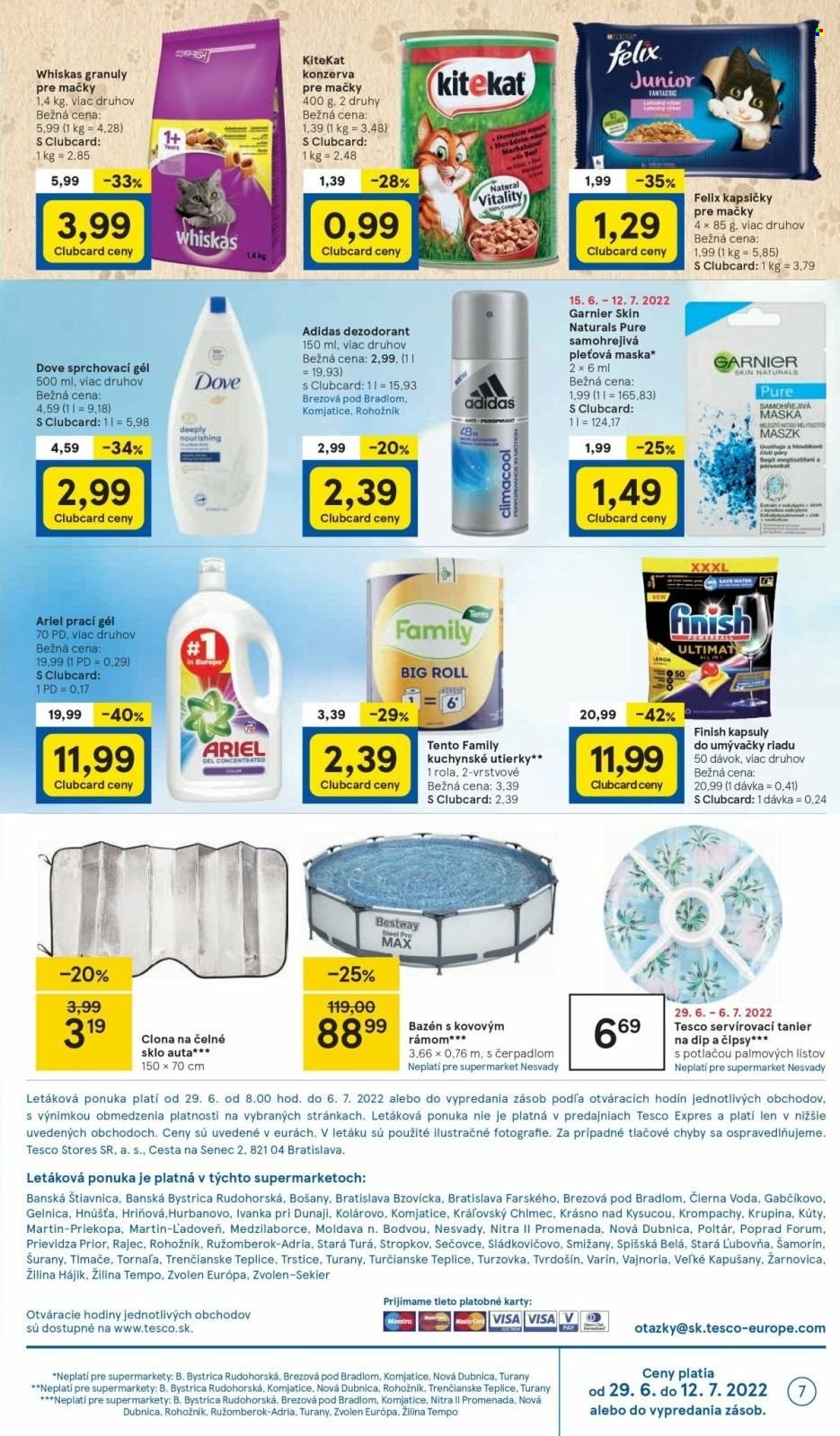 Leták TESCO supermarket - 29.6.2022 - 6.7.2022. Strana 7