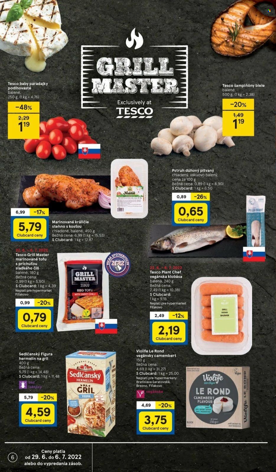 Leták TESCO - 29.6.2022 - 6.7.2022. Strana 6