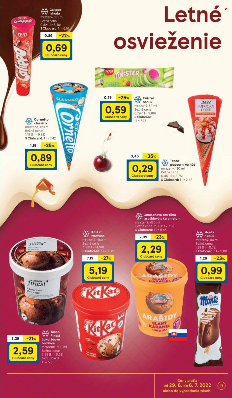 Leták TESCO - 29.6.2022 - 6.7.2022. Strana 9