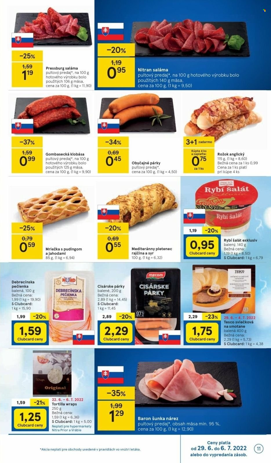 Leták TESCO - 29.6.2022 - 6.7.2022. Strana 11