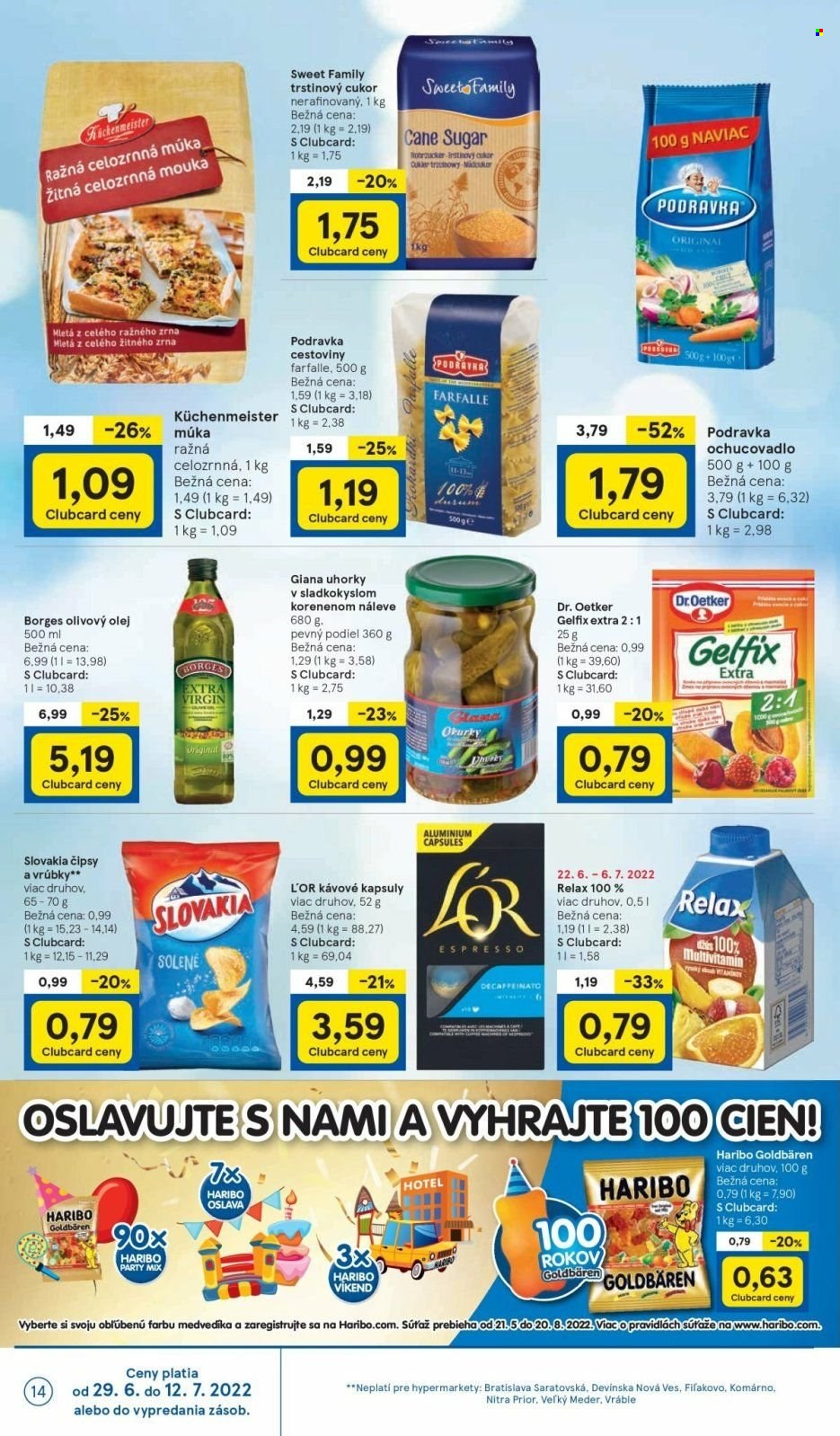 Leták TESCO - 29.6.2022 - 6.7.2022. Strana 14