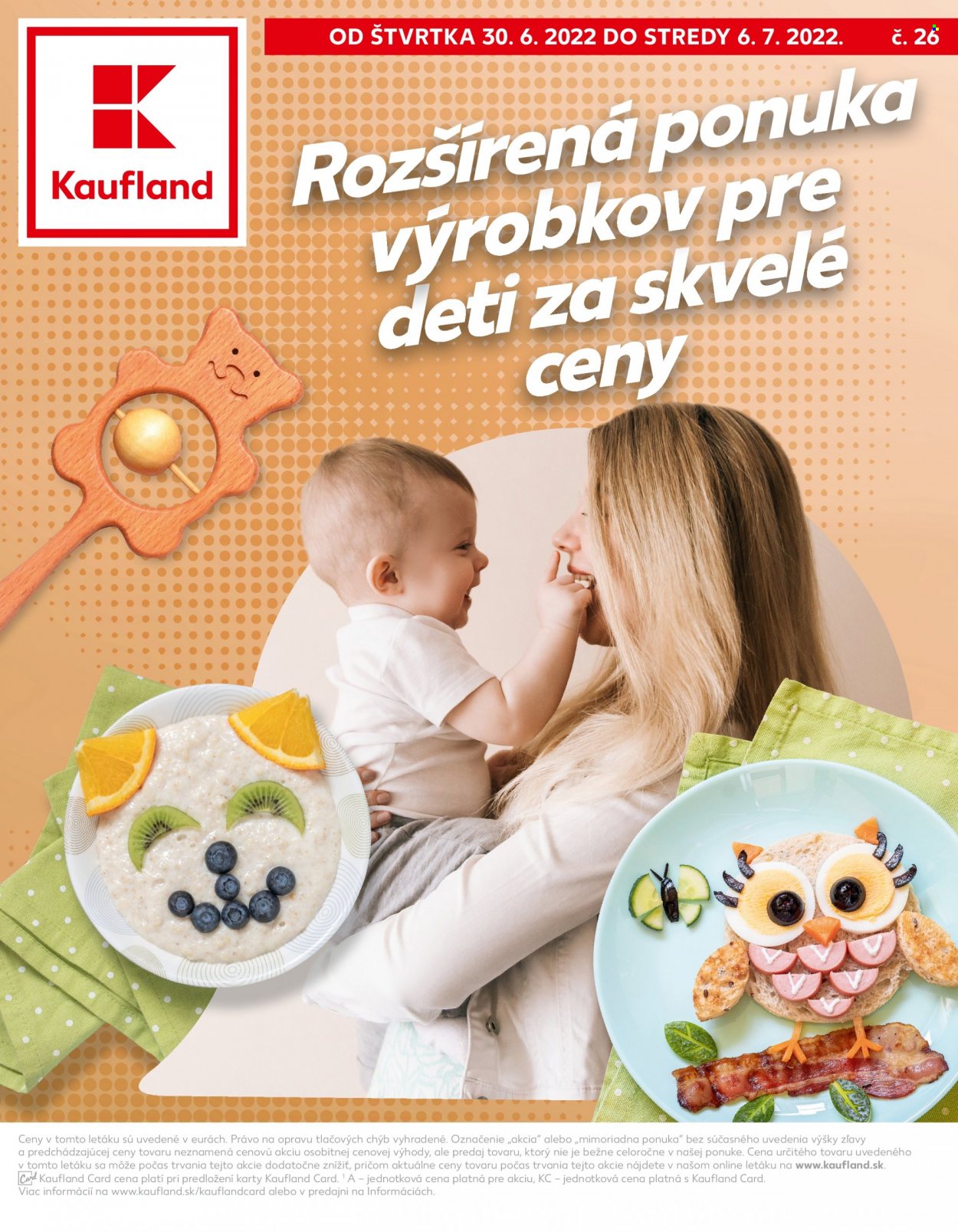 Leták Kaufland - 30.6.2022 - 6.7.2022. Strana 1