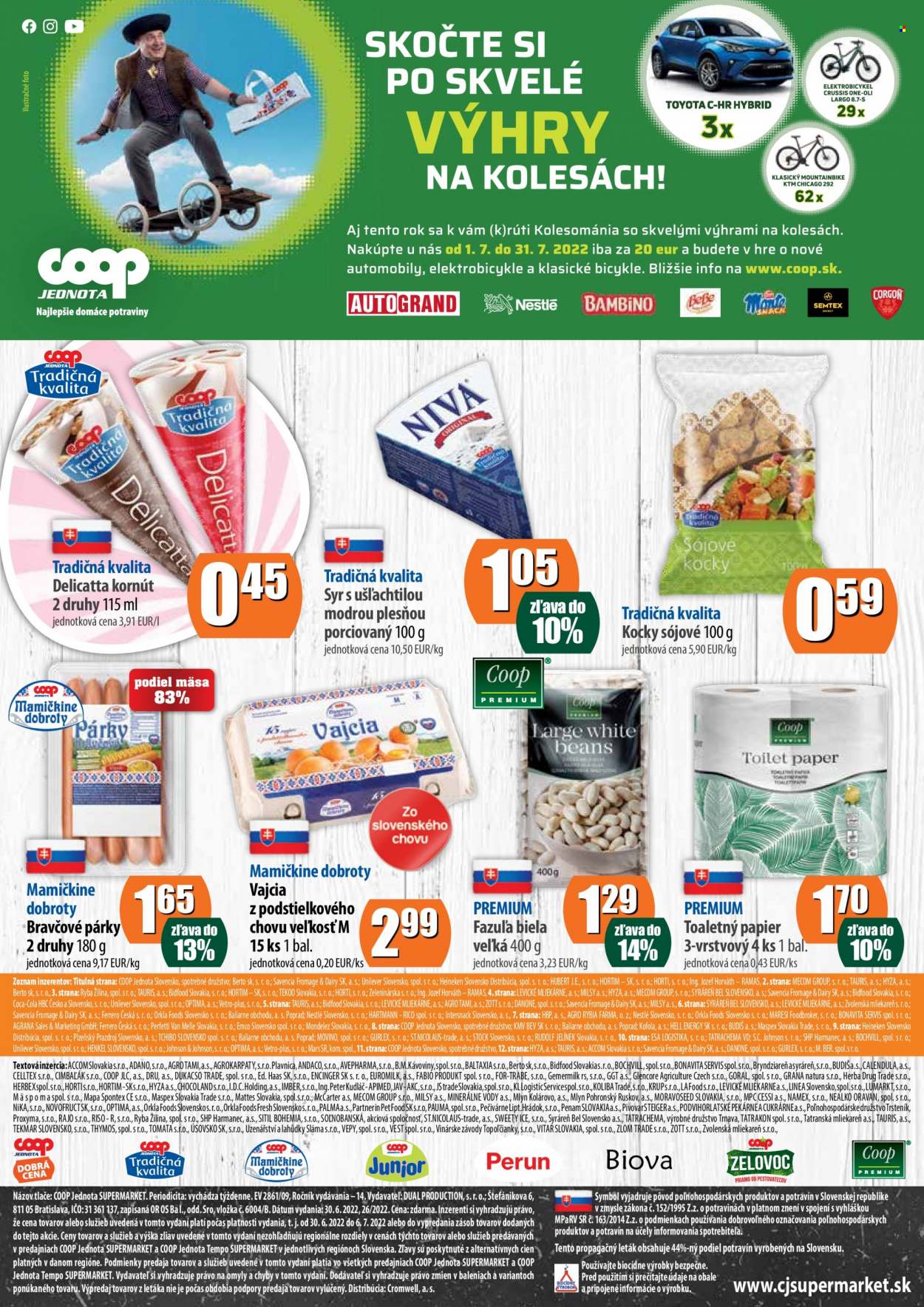 Leták COOP Jednota - 30.6.2022 - 6.7.2022. Strana 11