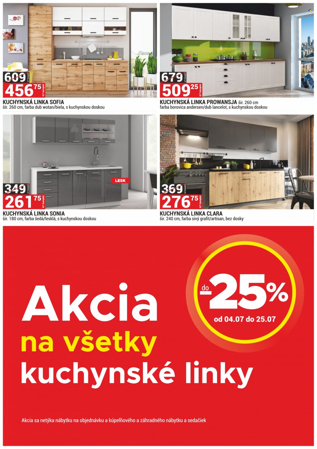 thumbnail - Leták Merkury Market - 1.7.2022 - 31.7.2022 - Produkty v akcii - kuchynská linka. Strana 7.