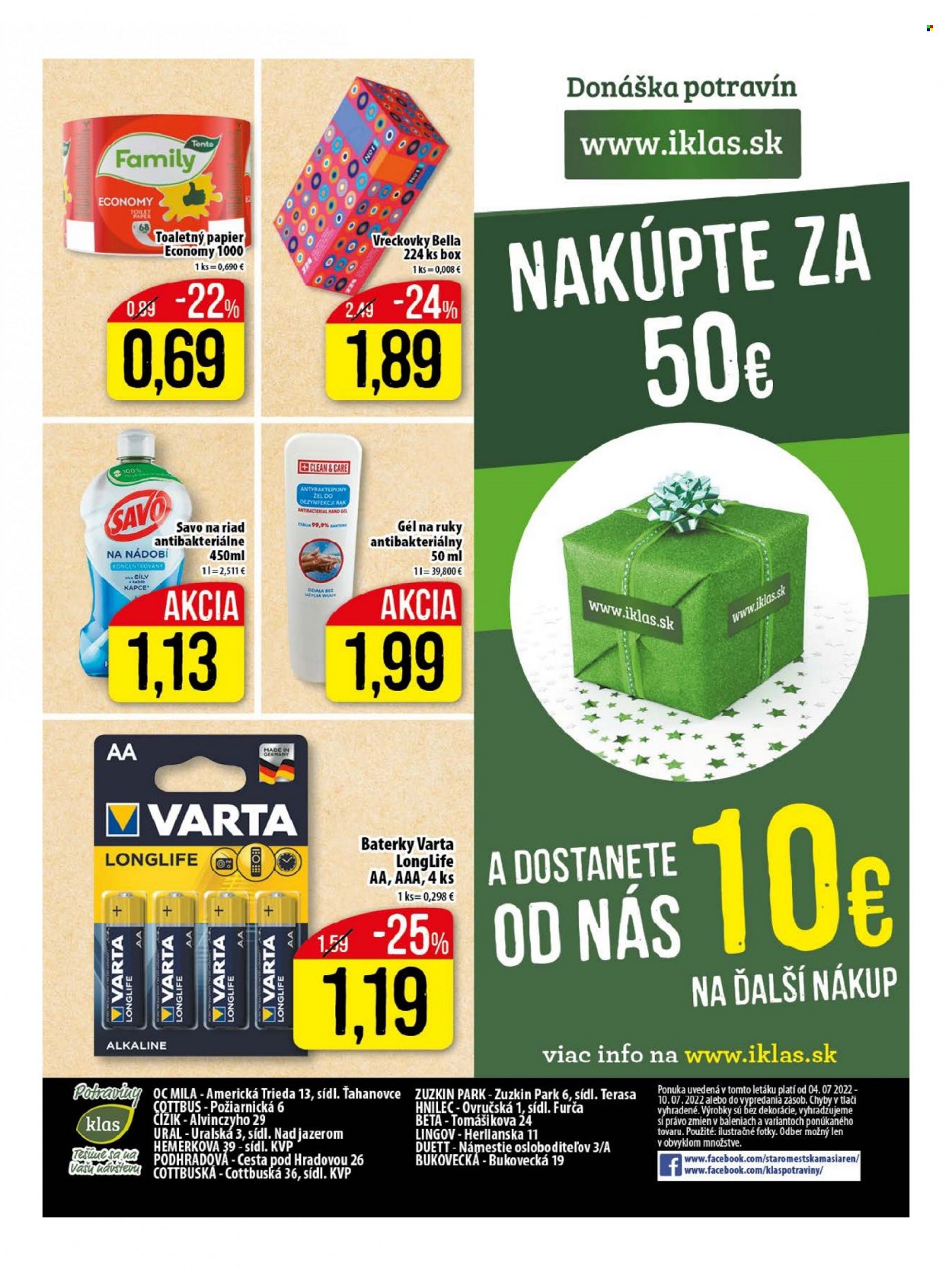 Leták Klas - 4.7.2022 - 10.7.2022. Strana 18
