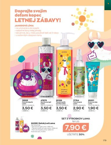 Leták Avon - 1.7.2022 - 31.7.2022. Strana 189