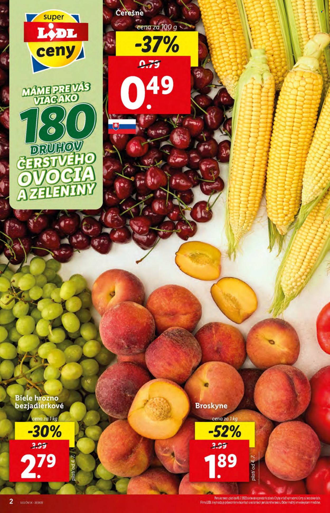 Leták Lidl - 7.7.2022 - 10.7.2022. Strana 2