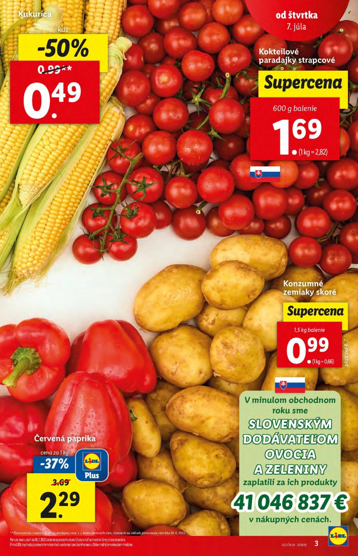 Leták Lidl - 7.7.2022 - 10.7.2022. Strana 3