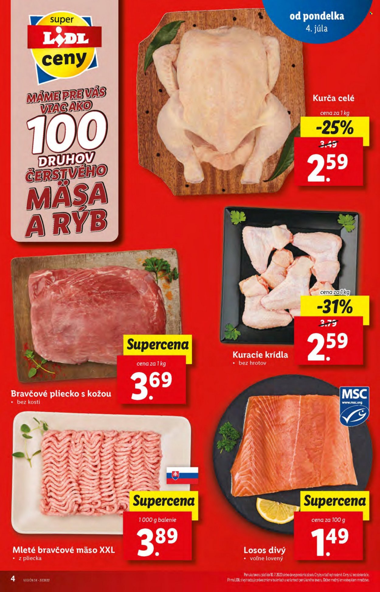 Leták Lidl - 7.7.2022 - 10.7.2022. Strana 4
