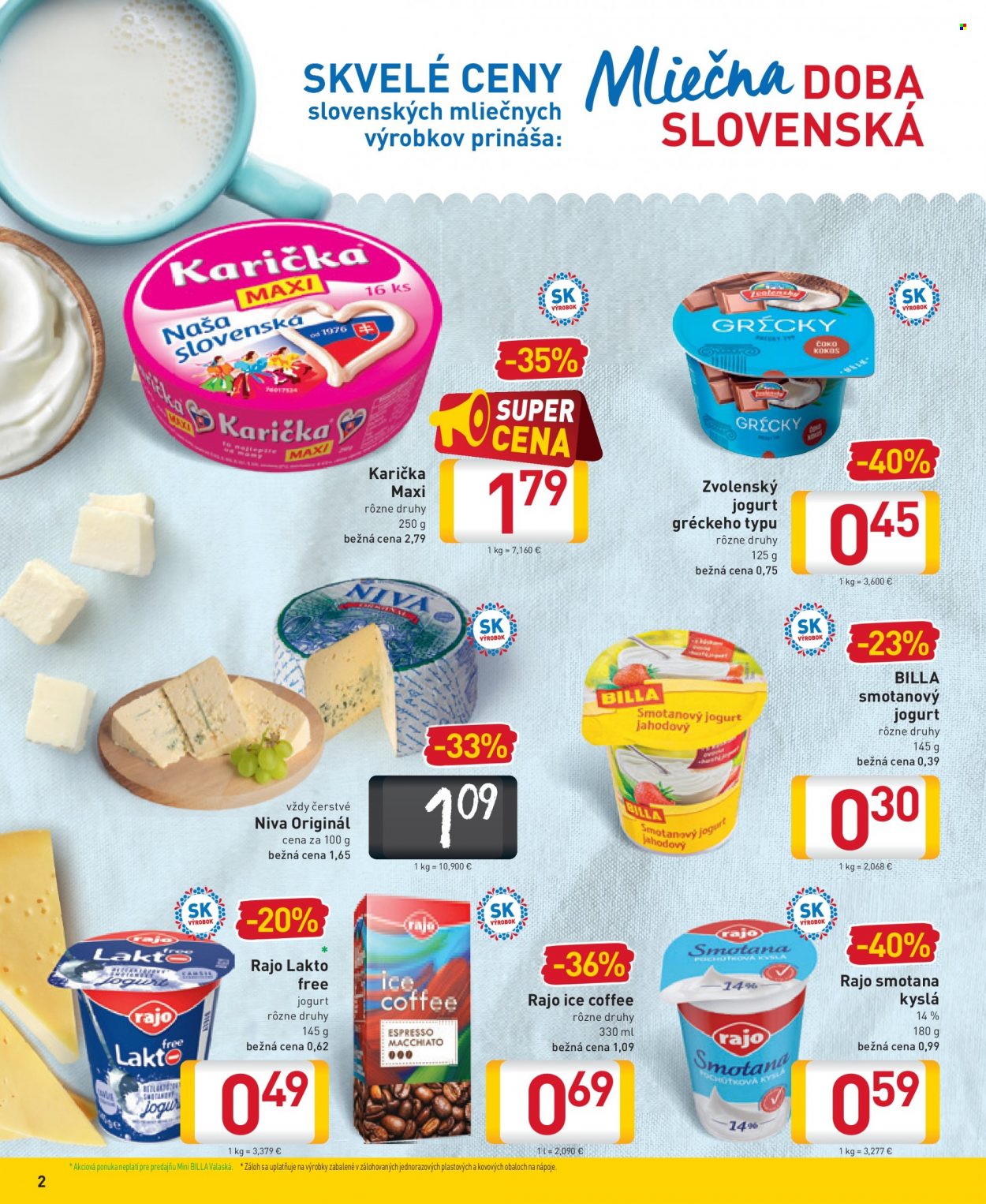 Leták Billa - 6.7.2022 - 12.7.2022. Strana 2