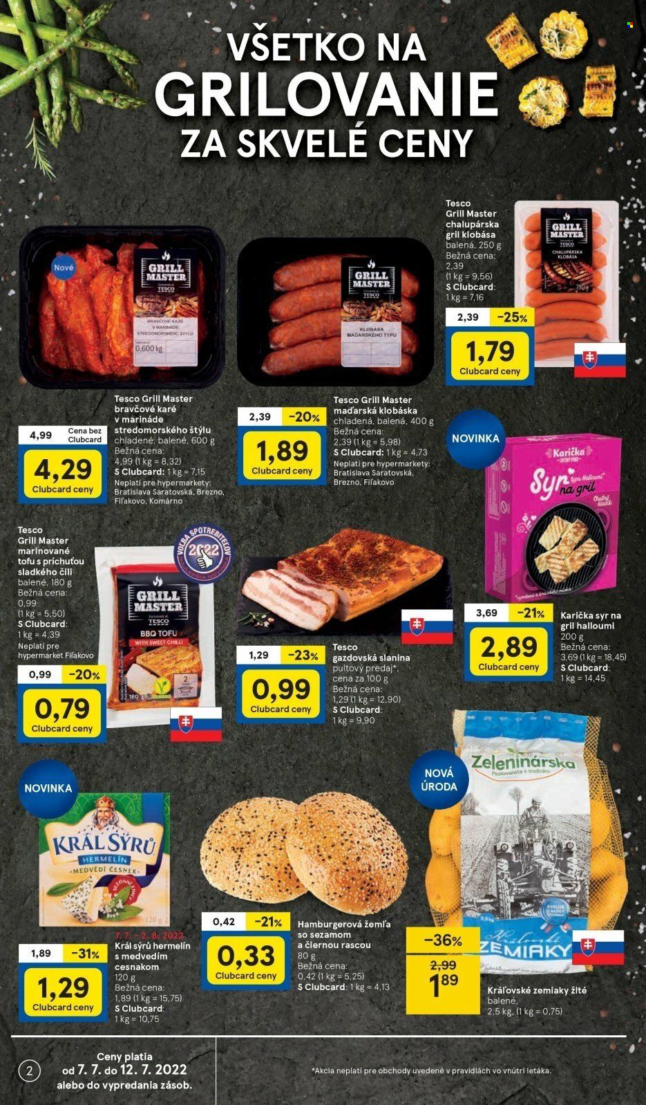 Leták TESCO - 7.7.2022 - 12.7.2022. Strana 2