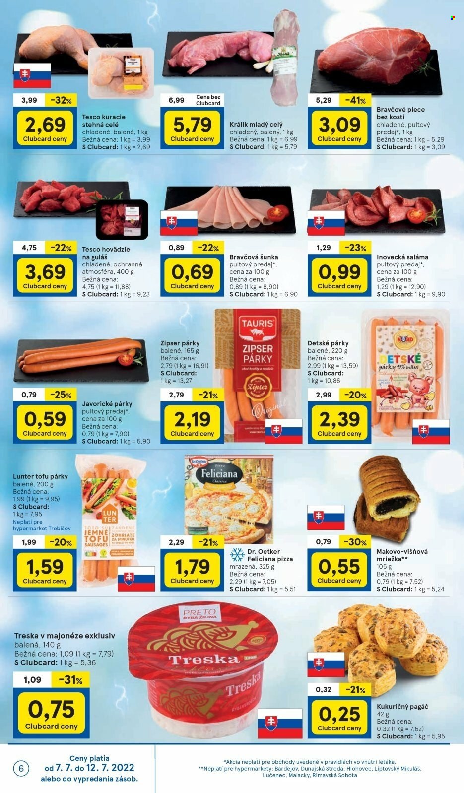 Leták TESCO - 7.7.2022 - 12.7.2022. Strana 6