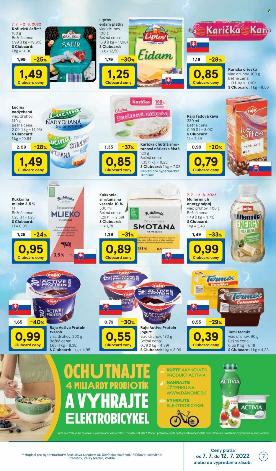 Leták TESCO - 7.7.2022 - 12.7.2022. Strana 7