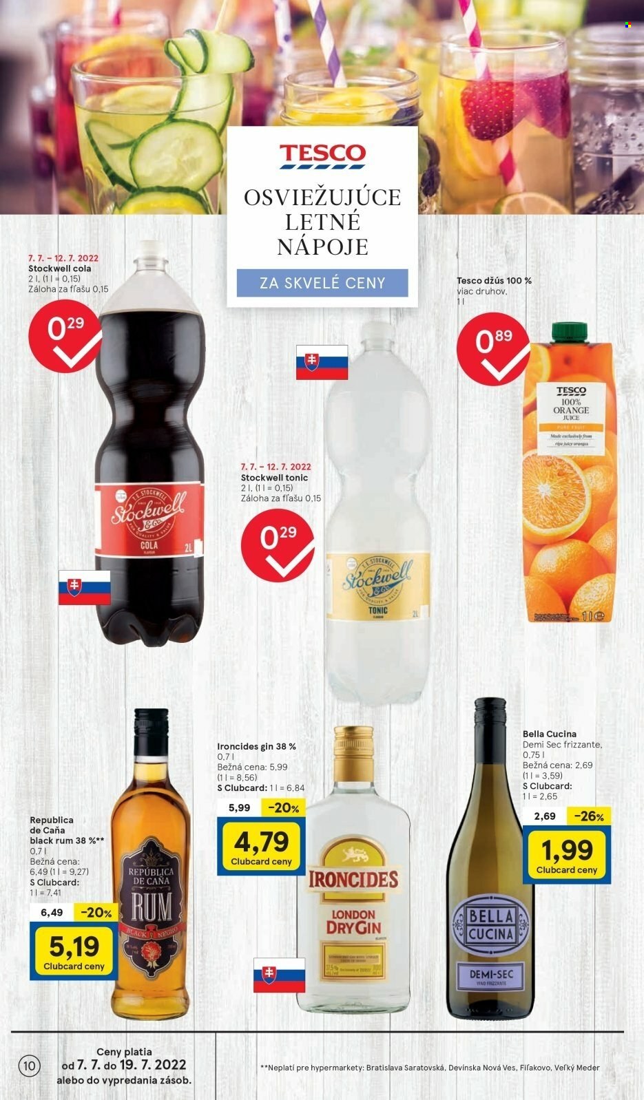 Leták TESCO - 7.7.2022 - 12.7.2022. Strana 10