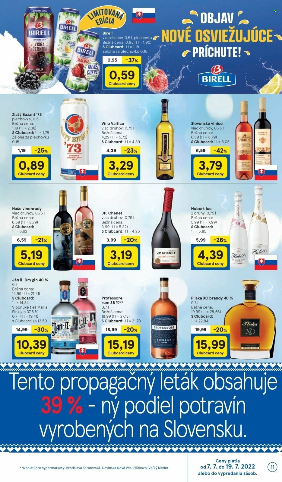 Leták TESCO - 7.7.2022 - 12.7.2022. Strana 11