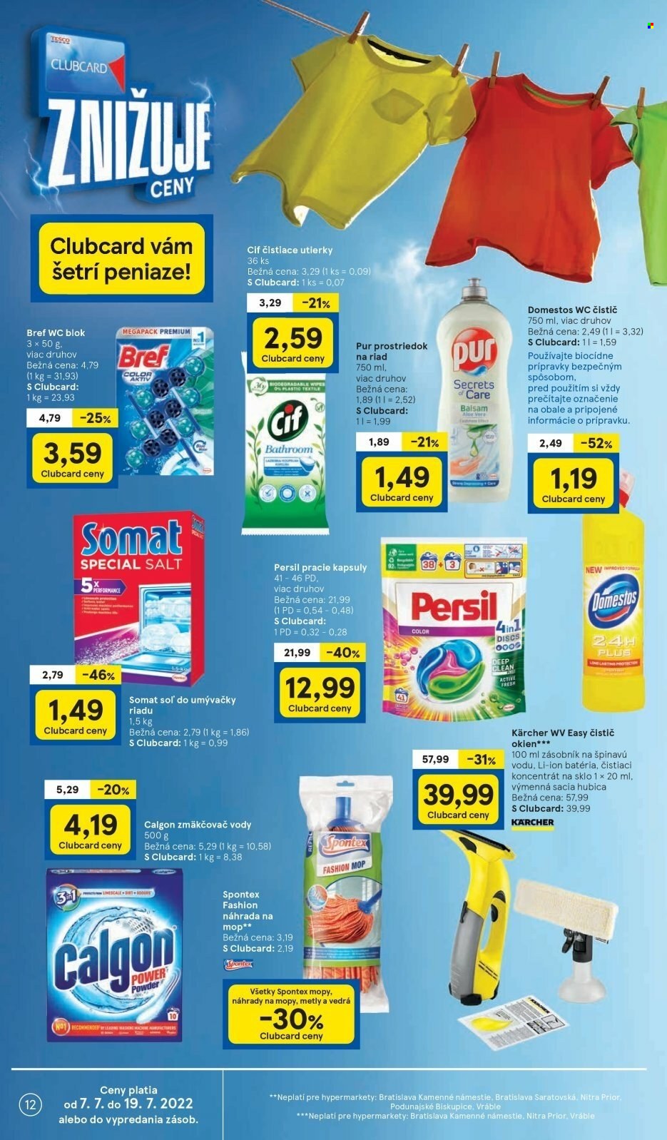 Leták TESCO - 7.7.2022 - 12.7.2022. Strana 12