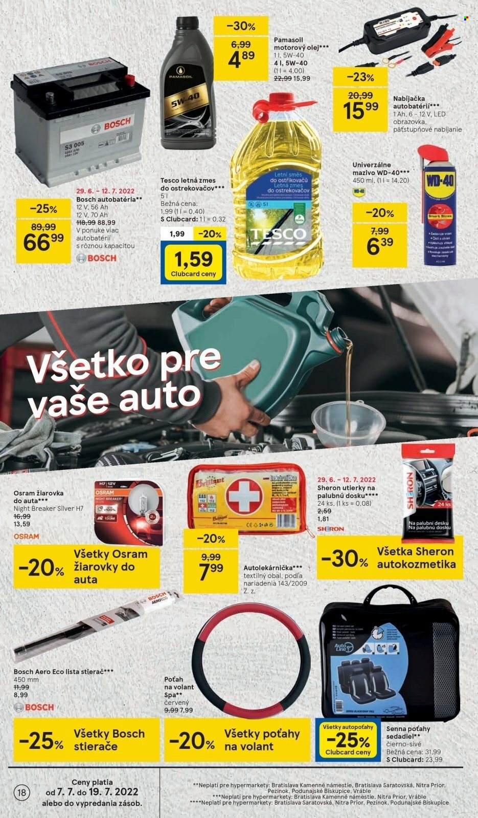 Leták TESCO - 7.7.2022 - 12.7.2022. Strana 18
