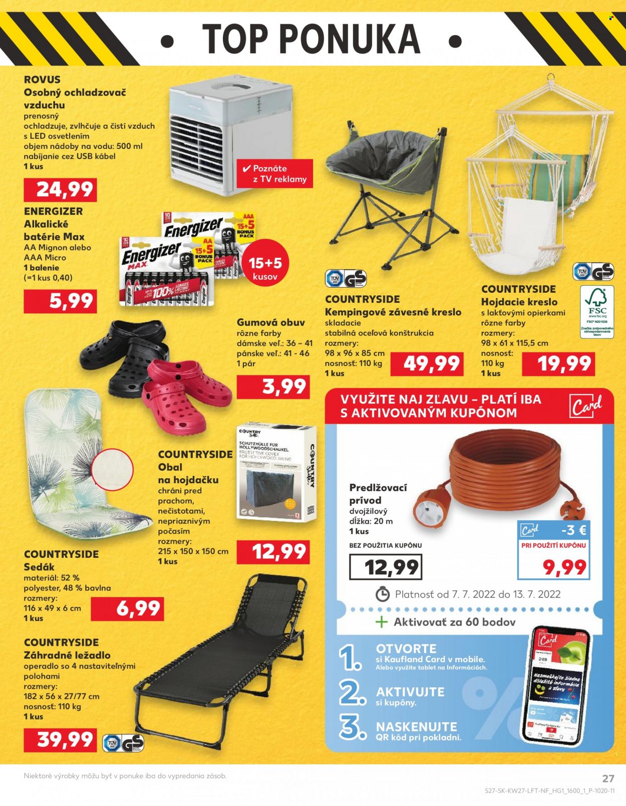 Leták Kaufland - 7.7.2022 - 13.7.2022. Strana 27