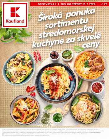 Leták Kaufland - 7.7.2022 - 13.7.2022.