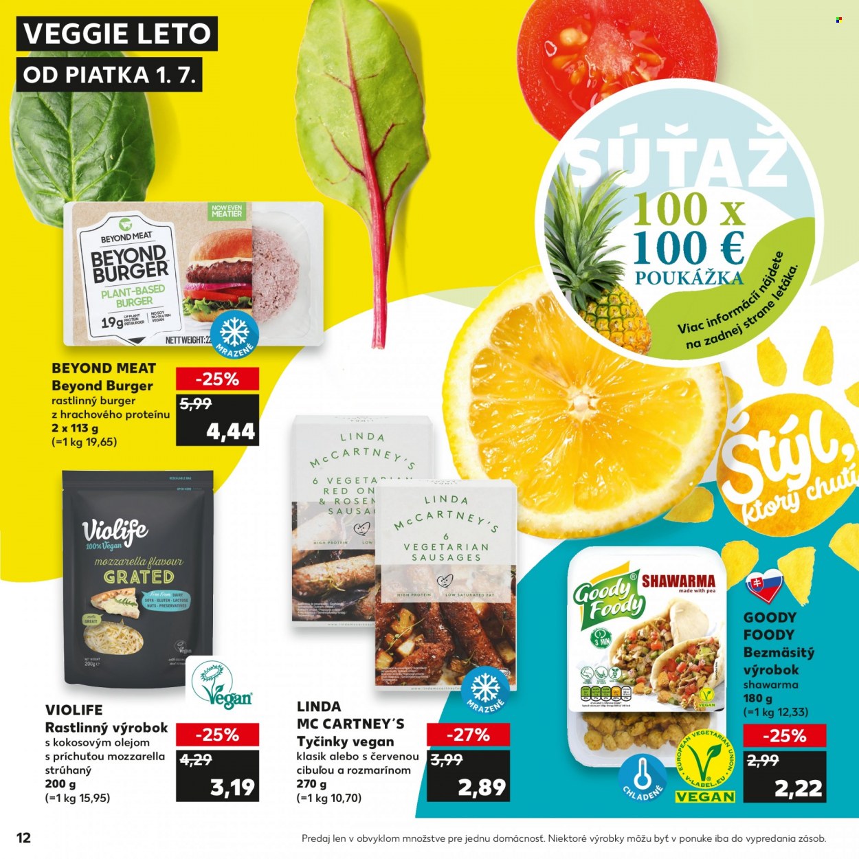 Leták Kaufland - 1.7.2022 - 31.7.2022. Strana 12