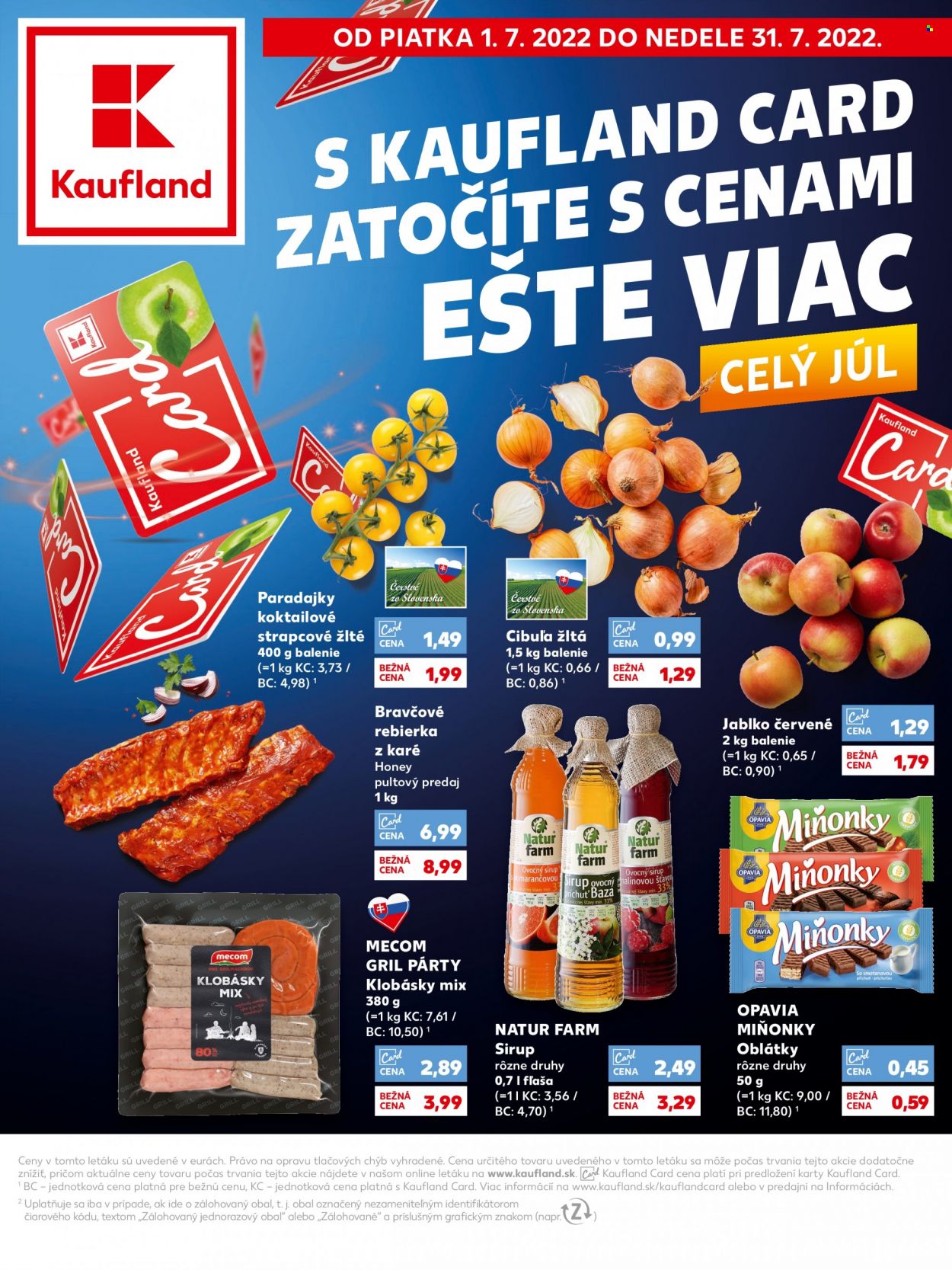 Leták Kaufland - 1.7.2022 - 31.7.2022. Strana 1