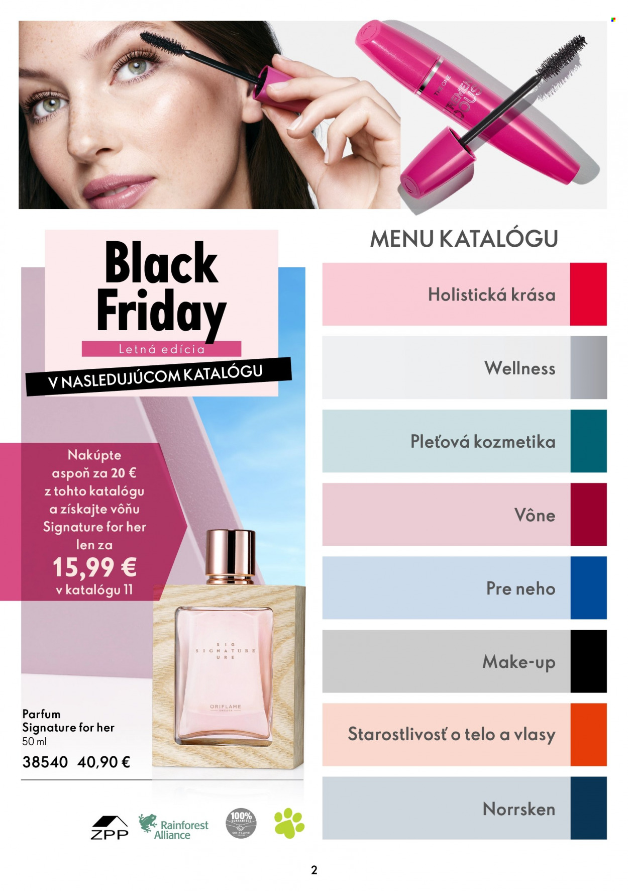 Leták Oriflame - 6.7.2022 - 26.7.2022. Strana 2